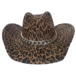 Leopard Print Cowboy Hat