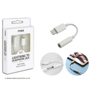 Lightning Cable to 3.5mm Headphone Audio Jack