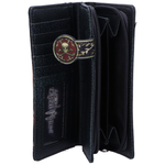 Lisa Parker Absinthe Embossed Purse 18.5cm