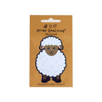 Magnet Wooden NZ Sheep 73mm