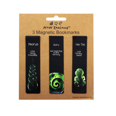 Magnetic Bookmark - Pounamu 3pc