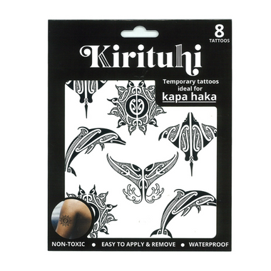 Maori Temp Animal Tattoos 8 pc