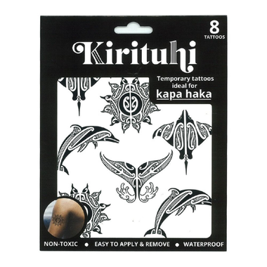 Maori Temp Animal Tattoos 8pc