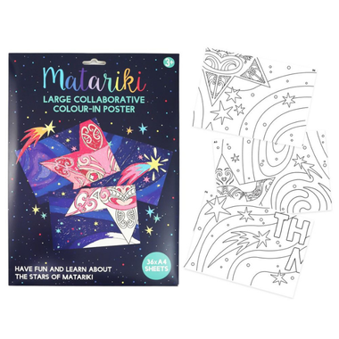 Matariki Colour In Classroom Poster A4