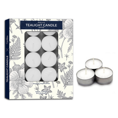 Maxcare Tealight Candles White 20pk