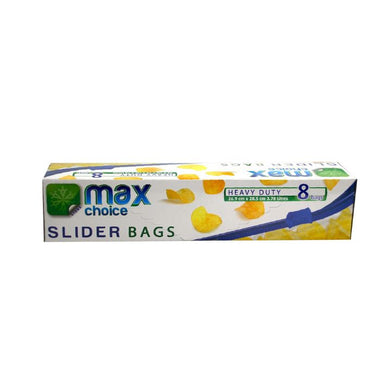 Maxchoice Large Slider Bags 8pk