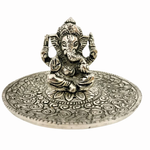Metal Ganesha Incense Holder