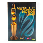 Metallic Gold Magma Motion Lamp