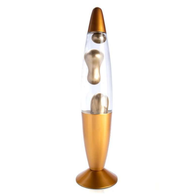 Metallic Gold Magma Motion Lamp