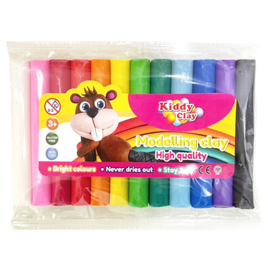 Modelling Clay 200g 12 Colours
