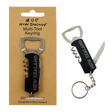 Multi-Tool 4-in-1 Keyring NZ 9cm