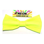 Neon Jumbo Bow Tie - Yellow