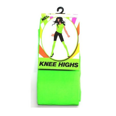 Neon Knee High Stockings - Green