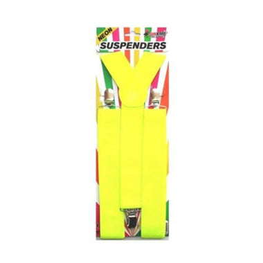 Neon Suspenders - Yellow