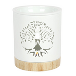 Oil Burner - White Tree Of Life