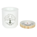 Oil Burner - White Tree Of Life