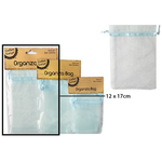 Organza Bag Blue 12 x 17cm - 4pc