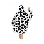 Oversized Hoodie Blanket - Cow Print