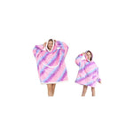 Oversized Hoodie Blanket - Pink Star