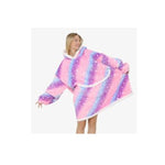 Oversized Hoodie Blanket - Pink Star