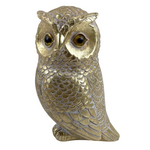 Owl Bronze Looking Left