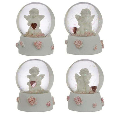 Peace of Heaven Sweet Dreams Cherub Snow Globe