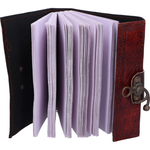 Pentagram Leather Emboss Journal+Lock(SIW) Journals - Plain Paper