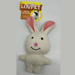 Pet Squeaky Bunny Toy 26 x 13cm