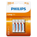Philips AAA Batteries Zinc 4pk
