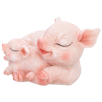Pig Cuddle 10.8cm Ornament-Statuette