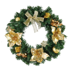 Pine Poinsettia Wreath 40cm