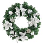 Pine Poinsettia Wreath 40cm