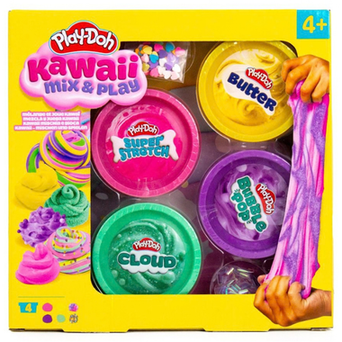 Play-Doh Kawaii Mix & Play 4pc Asst