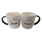 Poison & Arsenic Ceramic Couples Mug Set