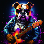 Pop Art Bulldog