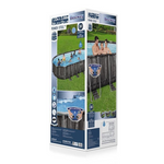 Power Steel 7.32m x 3.66m x 1.32m Oval Pool Set