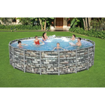 Power Steel Designer Swimming Pool - 5.49 x 1.32m