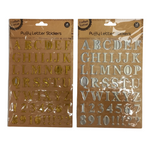 Puffy Letter Stickers 48pc
