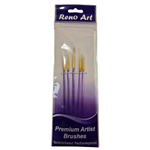 Reno - Small Round Synthetic Paint Brush 5pc Set