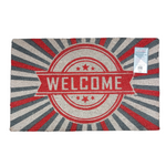 Retro Eco Coir Mat - Welcome Red 80 x 50cm