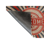 Retro Eco Coir Mat - Welcome Red 80 x 50cm