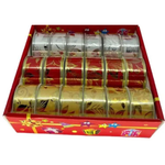 Ribbon - Red-Silver-Gold 3.8cm x 3y