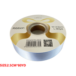 Ribbon Light Blue 2.5cm X 80yd