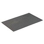 Rubber Bubble Mat - Black - 60 x 40cm