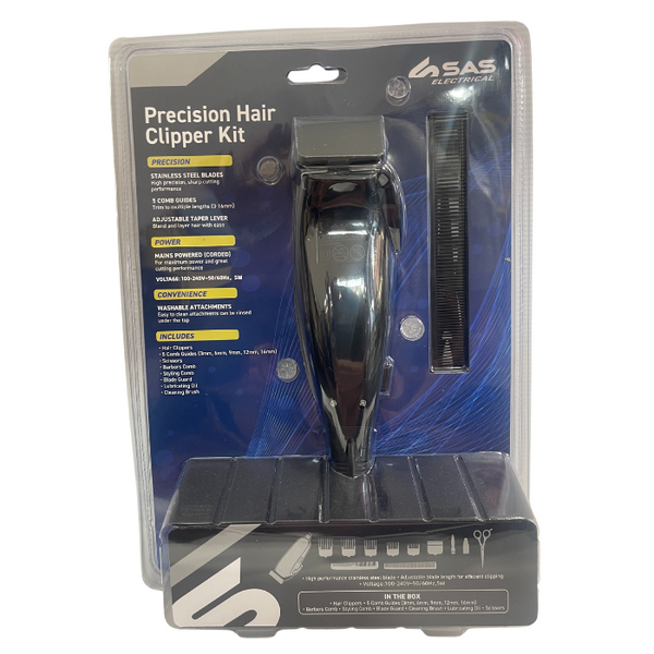 SAS Precision Hair Clipper Kit 12pce – Sunny's Variety Stores