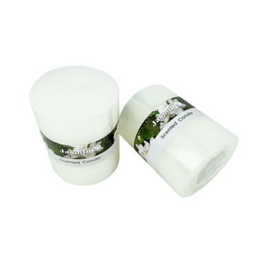 Scented Pillar Candle - Jasmine 7 x 9cm