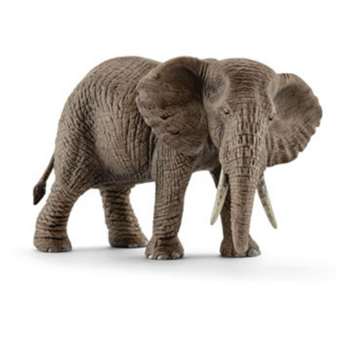 Schleich - African Elephant Female (Brown Dot)