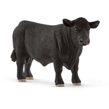 Schleich - Black Angus Bull ( Grey Dot )