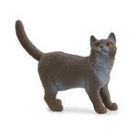 Schleich - British Shorthair Cat ( Green Dot )