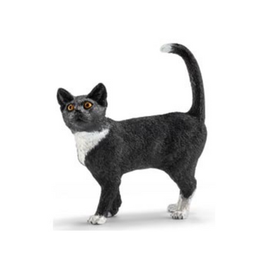 Schleich - Cat Standing (Green Dot)